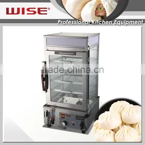 WISE Countertop Square Chinese Food Display Steamer Mechanical Type As Catering Equipment thumbnail-5