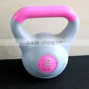 Wholesale Home Gym Body Building China Sand Fillable Plastic Kettlebell Set thumbnail-1