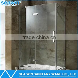Hot Sales Stainless Steel Hardware Free Standing Frameless Shower Enclosure for Bathroom thumbnail-1