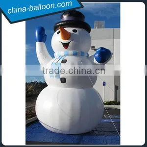 6m Height Christmas Inflatable Snowman With Top Hat for Outdoor Decoration thumbnail-2