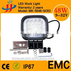 China Best Selling Magnetic Led Work Light Square 4x4 48w Offroad Led Working Light With Cheap Price thumbnail-2
