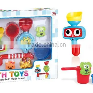 Hot Toys 2016 Kids Baby Crib Water Toys Tub Town Bath Toy for Babies With ABS Materail CE/ROHS Fisher Price Toys thumbnail-4