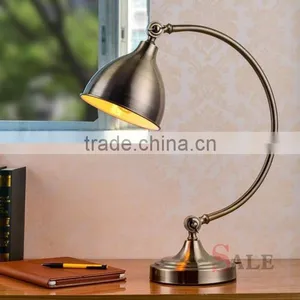 T6046 E27 Modern Design Brass Table Lamp thumbnail-1