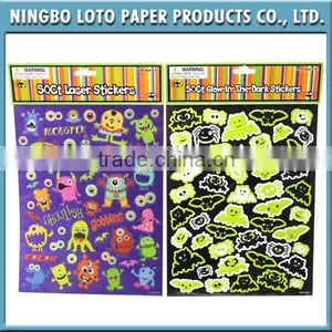 Wonderful High Quality Monster Glow-In-The-Dark Sticker Gift thumbnail-1