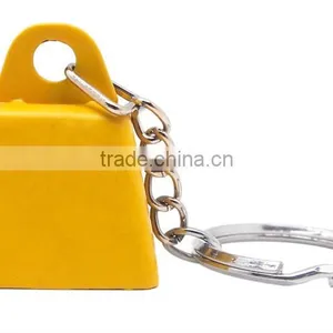 Keychain Bell in Custom Color With Logo Printing for Promo as Gift thumbnail-1