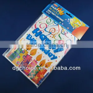 High Density Polyethylene Colorful Happy Birthday Plastic Candy Bag for Kids thumbnail-1