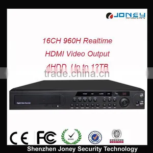 WIFI 960H Realtime 16CH 4 HDD DVR With Alarm Output thumbnail-1