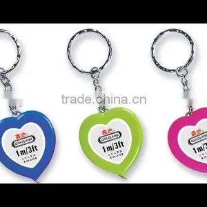 HeNan Yucheng County Supplier Heart Shaped 1m ABS 100% Case Mini Measure Tape thumbnail-1