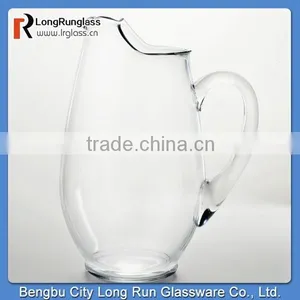 LongRun 90oz Large Capacity Mario Glass Pitcher Uinque Glassware With OEM Design thumbnail-1