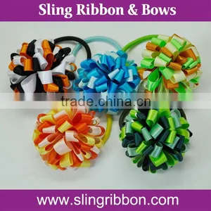 Baby Different Colors Satin Hair Bow thumbnail-1