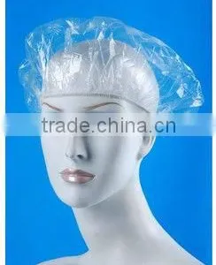 Disposable Plastic Shower Cap for Hotel thumbnail-1