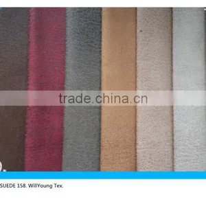 Bronzed,Printed Suede Fabric Laminated for Sofa Cover thumbnail-1