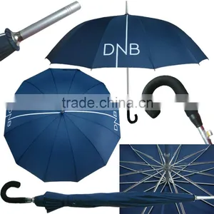 30inch 12k Blue High Quality Luxury Aluminum Golf Umbrella thumbnail-1