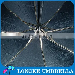 3 Fold Umbrella With Torch Handle/LED Light Umbrella thumbnail-3