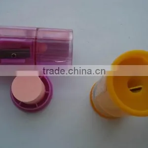 Novelty Plastic Multi-function Pencil Sharpener With Eraser thumbnail-6