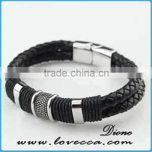 2016 Wholesale Fashion Mens Bulk Stingray Leather Bracelet thumbnail-1