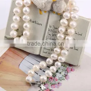 Graceful !Charming ! Fashion Design ! Latest Natural White Pearl Necklace for Christmas thumbnail-3