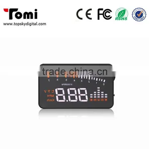 X5 3" Auto Car HUD Head Up Display X3 Universal OBD2 II Interface Overspeed Warning Windshield Project Alarm System Consumption thumbnail-1