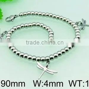 Good Quality Dragonfly Bracelet Stainless Steel Chain Fashion Bracelets thumbnail-1