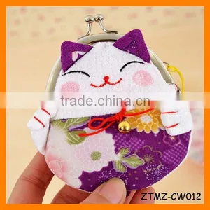 Hot Sales Lovely Printing Hasp Lucky Cat Women Coin Wallet Wholesale ZTMZ-CW012 thumbnail-1