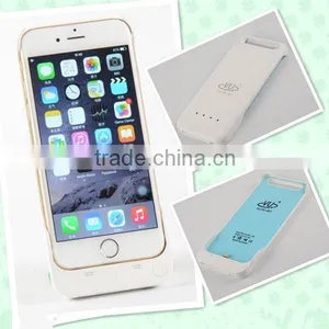 Mfi Certified Plastic External Battery Case for IPhone 6 Back Battery Housing Cover thumbnail-1