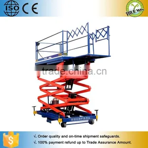 Truewin CE Approved Trailer Mobile Electric Hydraulic Scissor Lift for Sale thumbnail-6