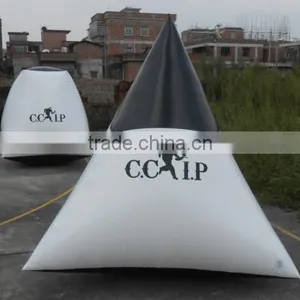 Inflatable Dorito Bunkers With Silk Printing LOGO for Paintball Sports thumbnail-1