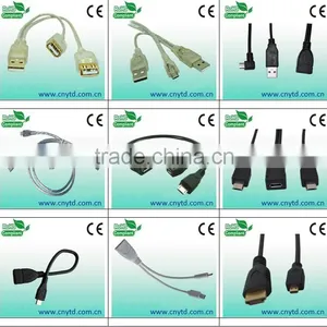 Different Styles V2.0 Usb Cable Usb Splitter Cable 2 Female 1 Male thumbnail-1