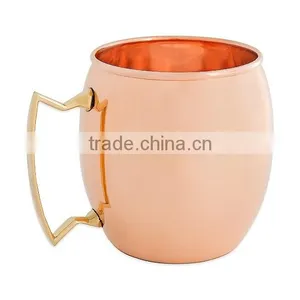 Moscow Mule Copper Mug FDA Certified SGS Tested thumbnail-1