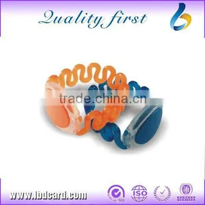 Custom EM4305 RFID Bracelets EM4305 Plastic Wristbands thumbnail-2