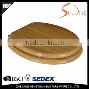 Easy Clean Quick Release Wood Elongated Toilet Seats thumbnail-1