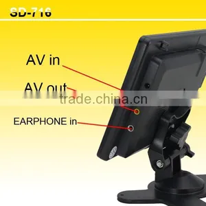 7 Inch TFT LCD Car Stand Alone Monitor Car tv Monitors thumbnail-2