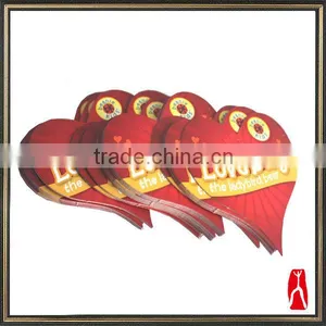 300g Coated Paper Heart Shaped Paper Hang Tag With Hole thumbnail-1