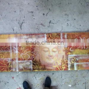 Modern Group Buddha Painting on Canvas thumbnail-4