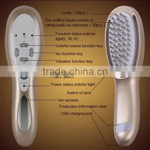Hair Grwoth Power Vibration Laser Healthy Personalized Hair Brushes Combs thumbnail-3