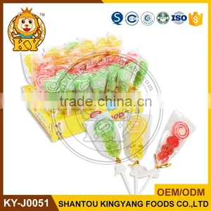 Rainbow CC Roll Gummy Lollipop thumbnail-1