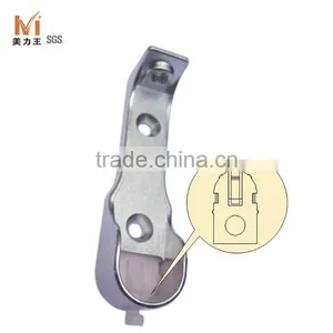 Furniture Hardware Oval Wardrobe Rail End Holder Supports Bracket thumbnail-1