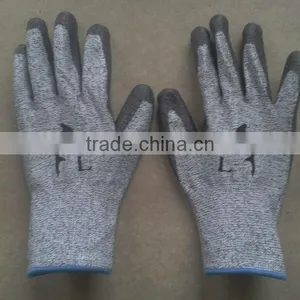pu Palm Coated HPPE Glass Fiber Safety Gloves thumbnail-4