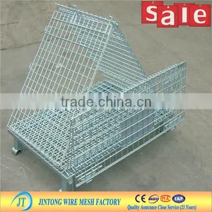 Foldable Galvanized Wire Mesh Container Made in China Anping for the High End Market thumbnail-1