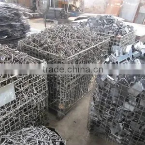 Industrial Wire Mesh Metal Storage Cage Container With Wheels thumbnail-3