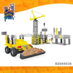 Wholesale Mini Engineering Truck Building for Boys Childrens Building Intelligent Games Toys thumbnail-1
