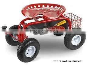 Garden Seat Cart/ Garden Scooter With Four Wheels thumbnail-2