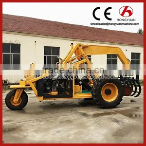 China Manufacture 1ton Wheel Loader Grab Sugar Cane Loader for Sale thumbnail-4
