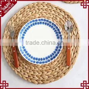 Cheap Wholesale Straw Handmade Restaurant or Home Dining Table Place Mat thumbnail-1
