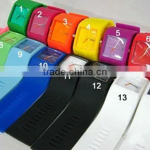 Customized Logo Silicone Unisex Wristwatch thumbnail-1