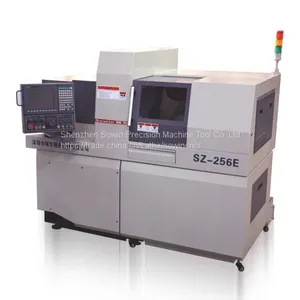 SZ-255E Dual Spindles 5 Axis 25mm Diameter Swiss Type Automatic Lathe Sliding Head Screw Machine thumbnail-1