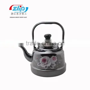 The Modern Mirror Enamel Kettle With Stainless Handle thumbnail-1