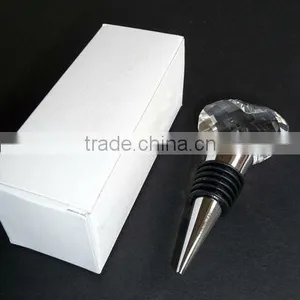 Wholesale Heart Shape Crystal Wine Bottle Stopper thumbnail-1