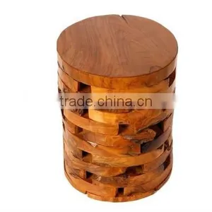 Antique Wooden Side Table thumbnail-6