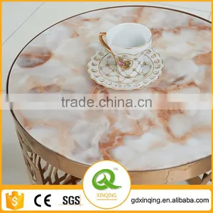 D403 Unique End Table Round Rose Gold Sofa Table thumbnail-2